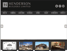 Tablet Screenshot of hendersonbuilders.com